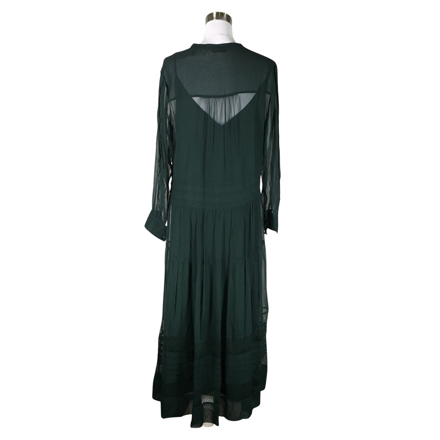 Unisex Massimo Dutti - Sifonkimekko, koko 40 - (2)