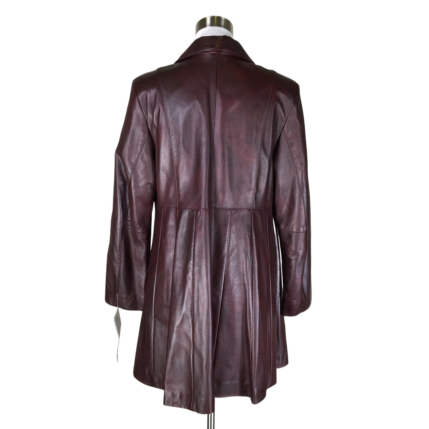 Unisex Mokka-Nappa - Nahkatakki, koko 38 - (2)