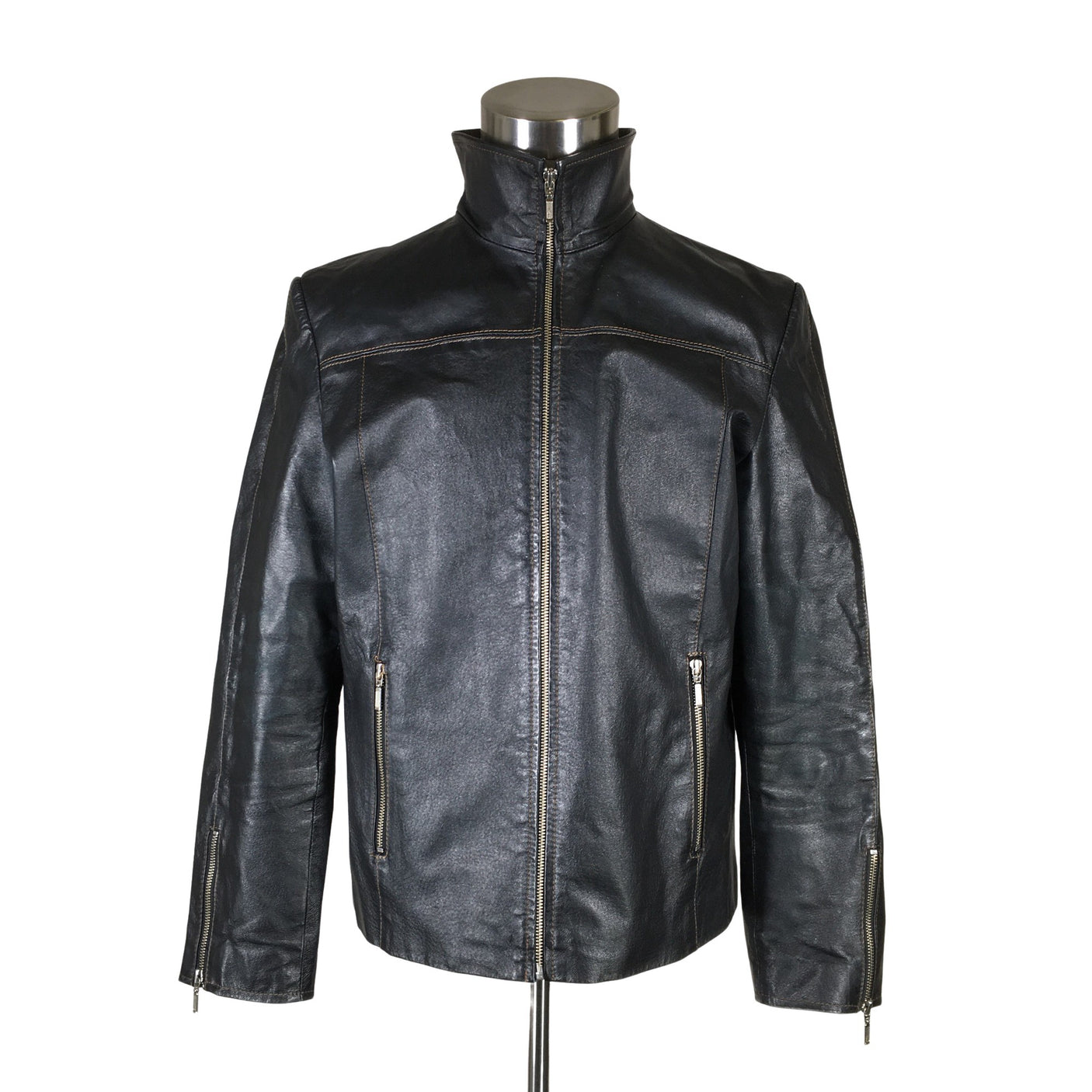 Unisex Bigel - Nahkatakki, koko L - (3)