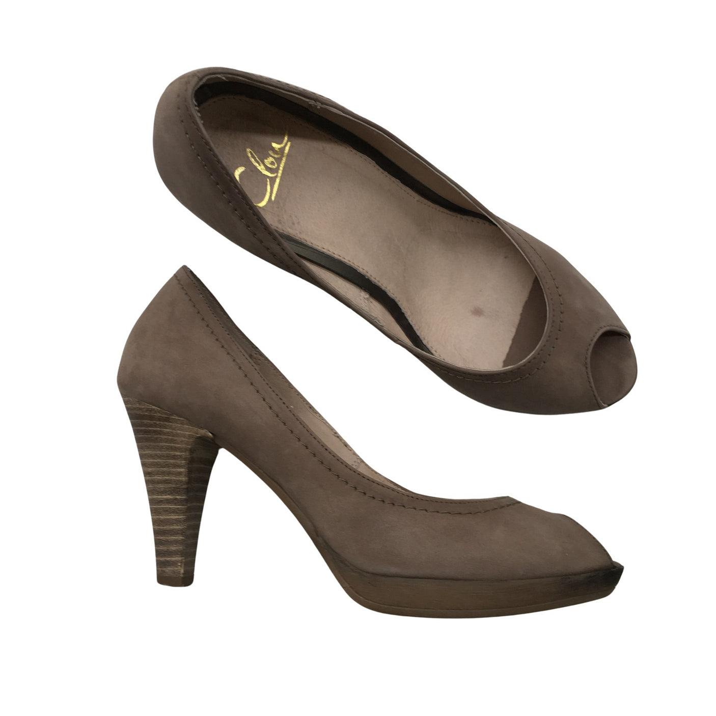 Unisex Clou - Avokärkiset korkokengät, koko 38 - (1)