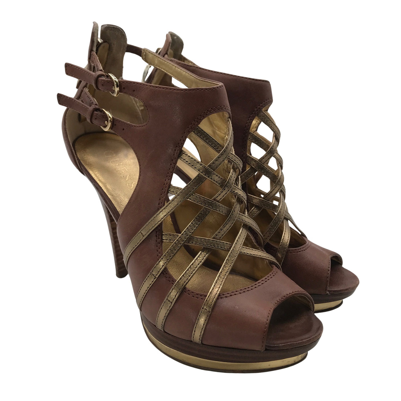 Unisex Guess - Korolliset sandaalit, koko 37 - (2)