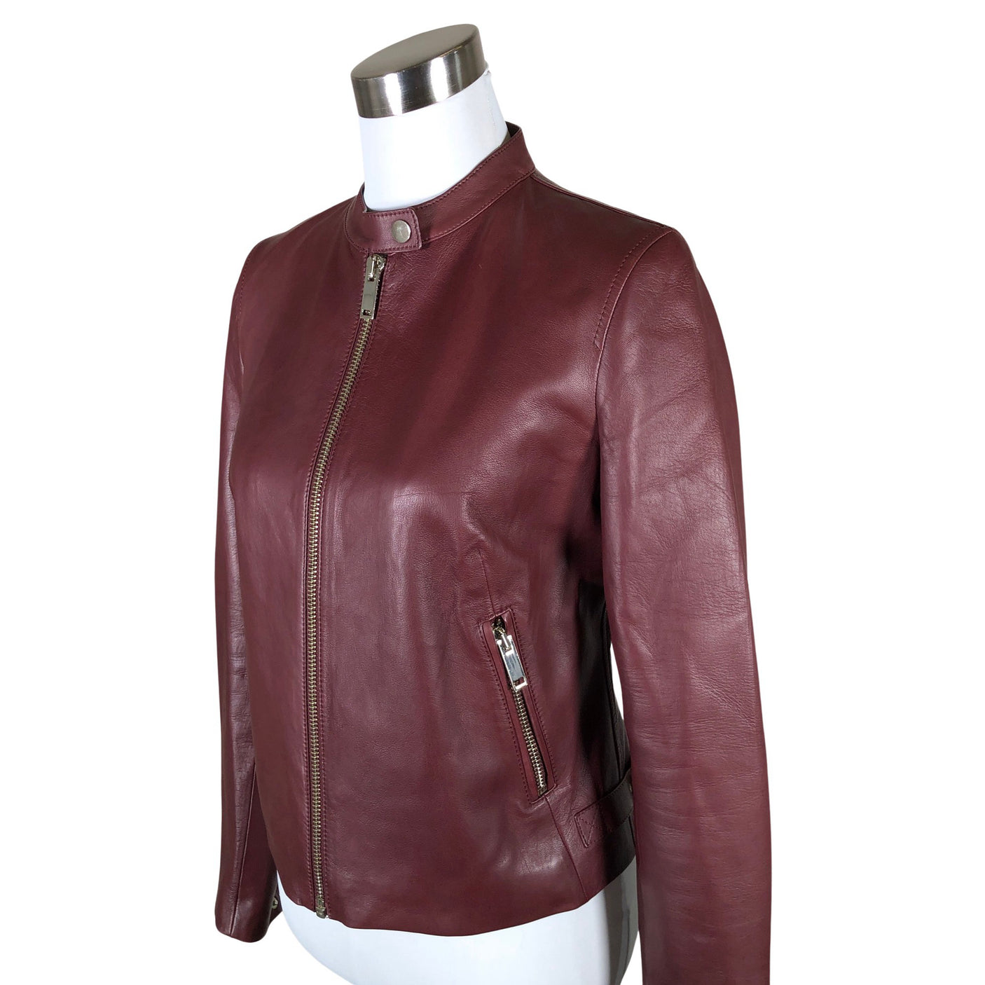 Unisex Massimo Dutti - Nahkatakki, koko 36 - (3)