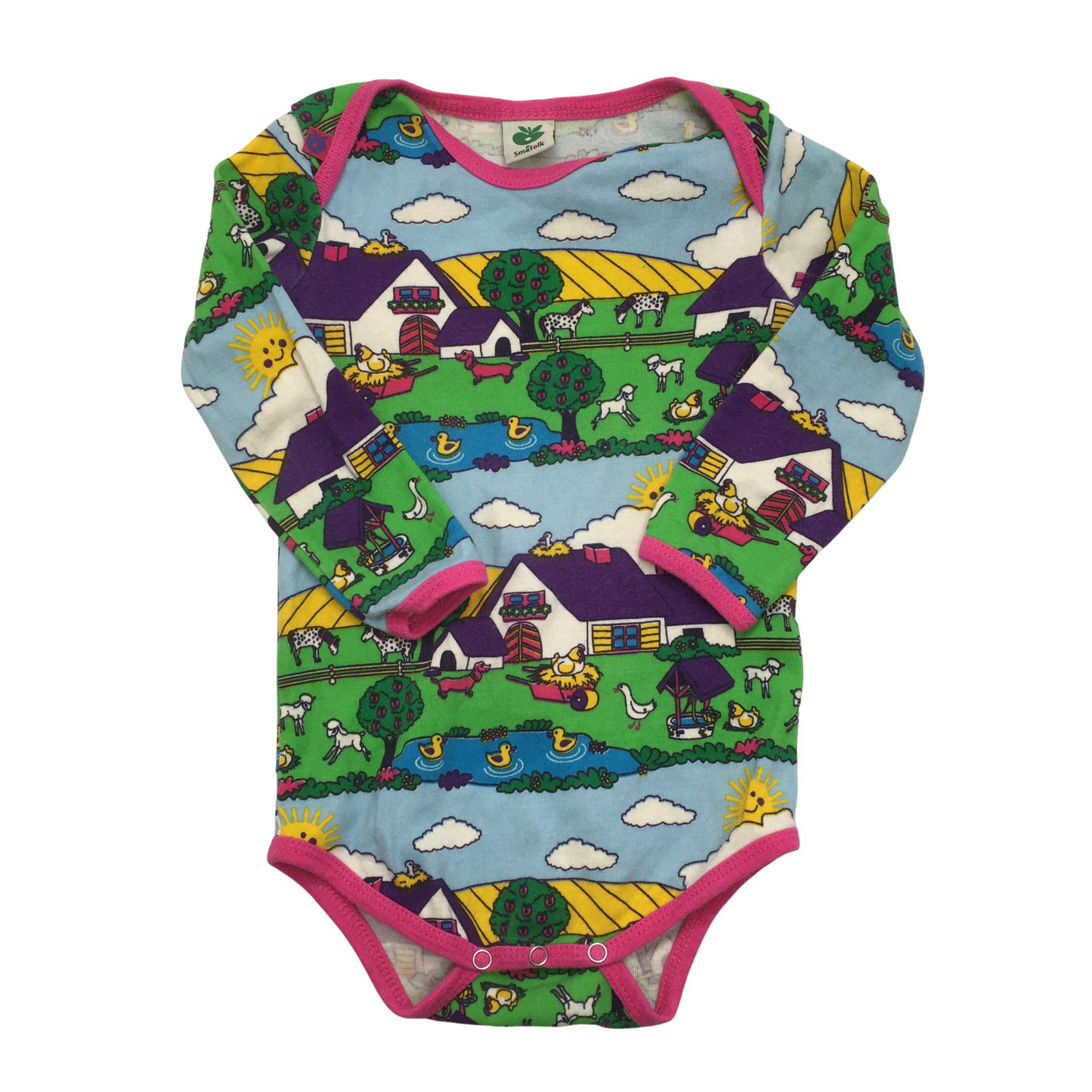Unisex Småfolk - Body, koko 86 - 92 - (1)