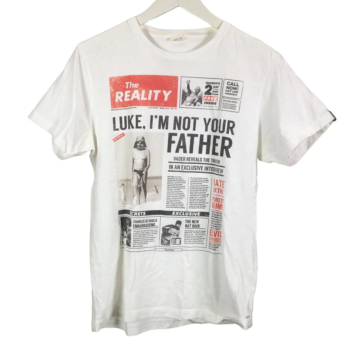 Unisex Typographia - T-paita, koko S - (1)