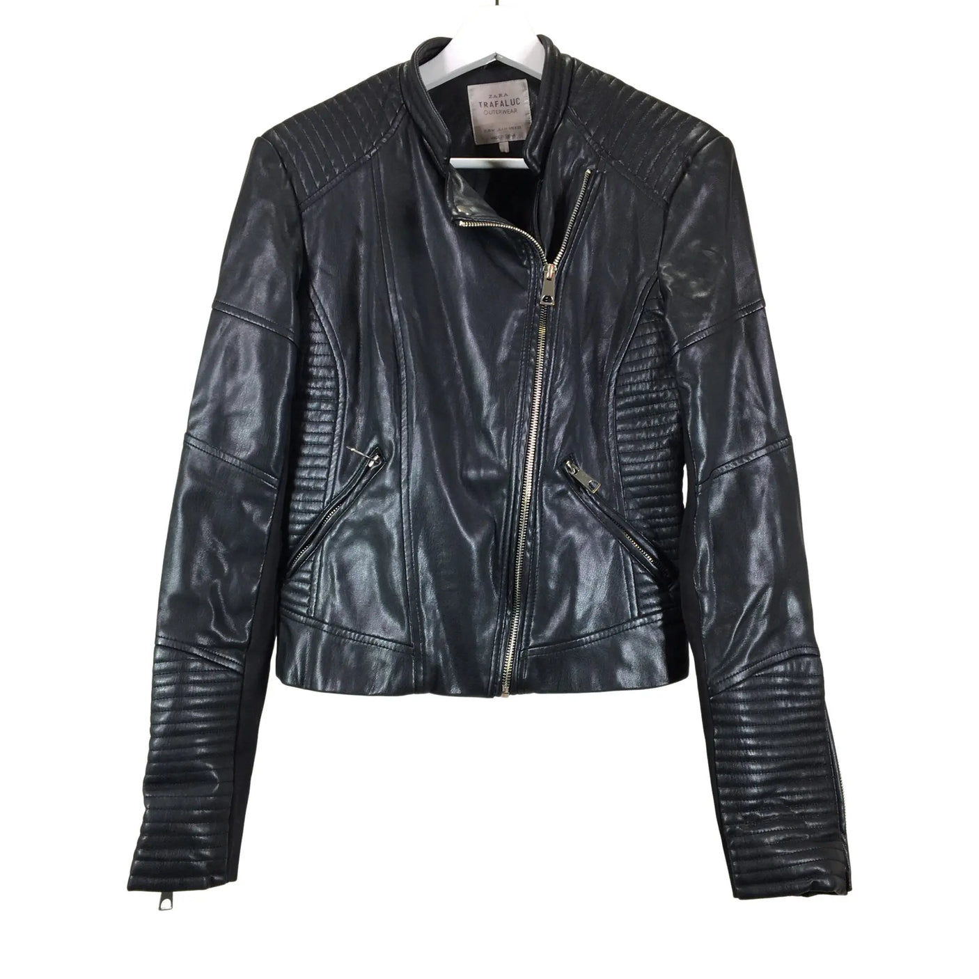 Unisex Zara - Nahkatakki, koko 38 - (1)