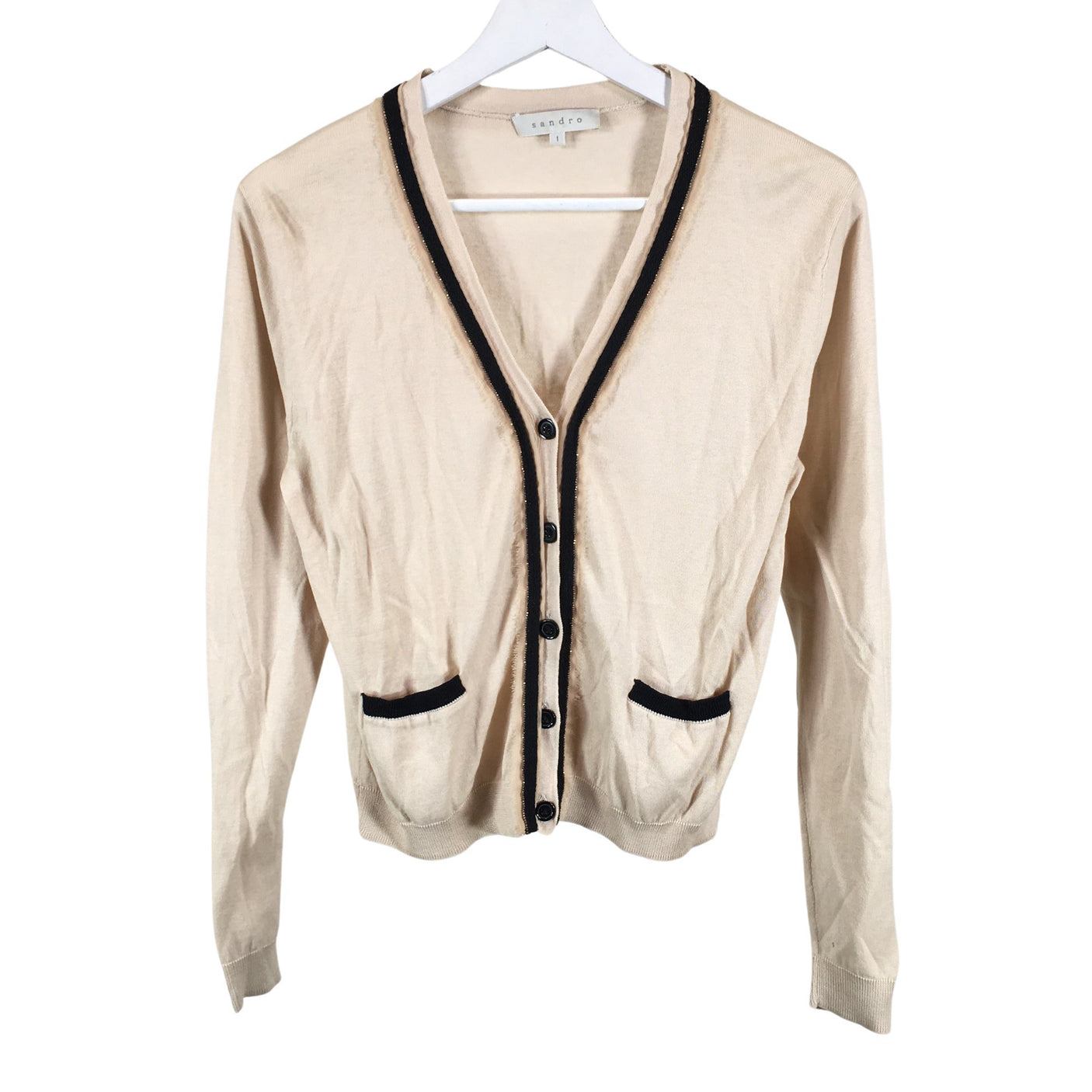 Unisex Sandro - Neuletakki, koko 38 - (1)