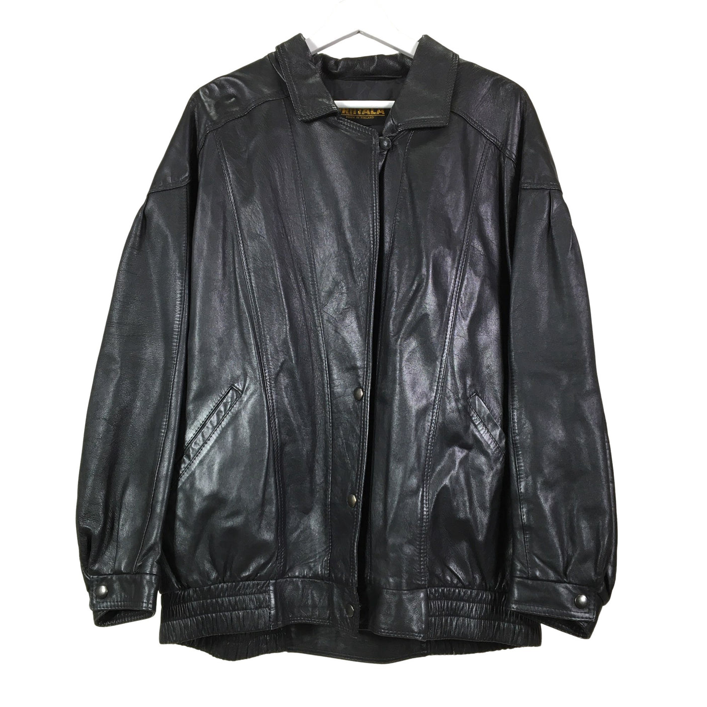 Unisex Friitala - Nahkatakki, koko 44 - (1)