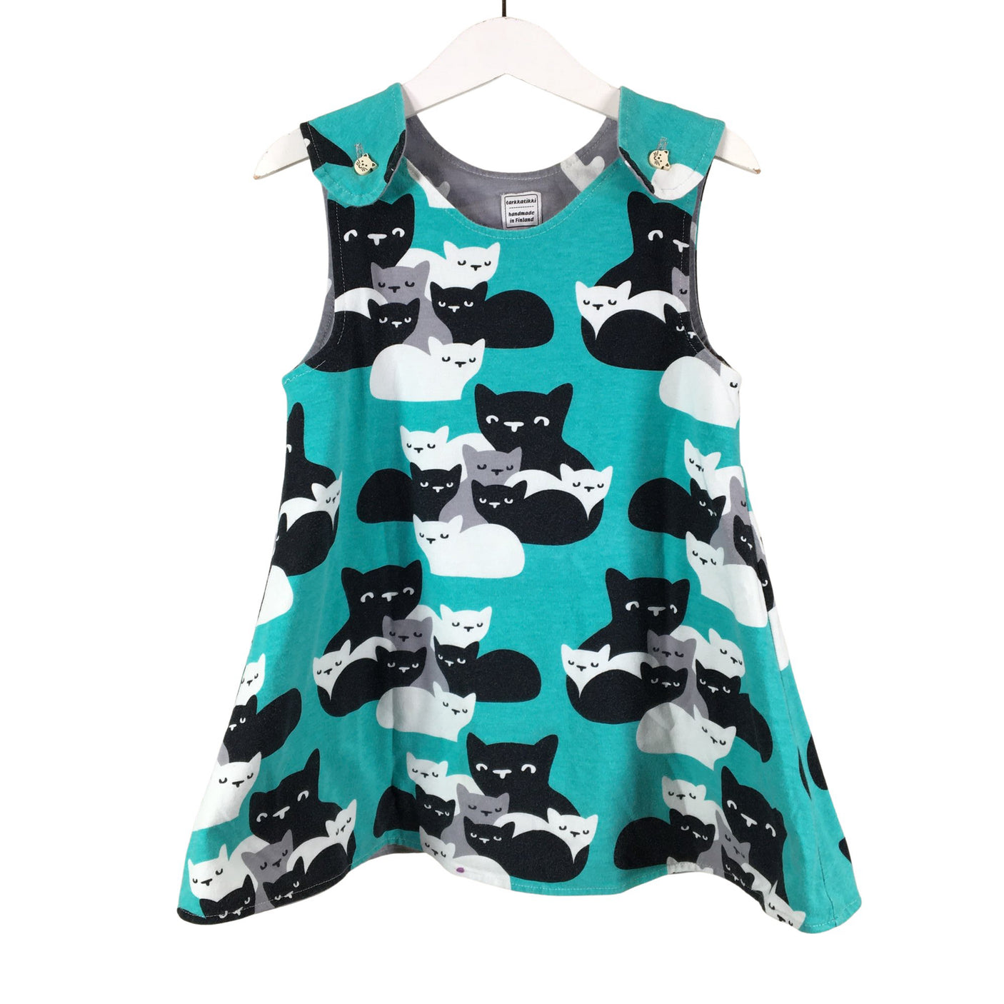 Unisex Tarkkatikki - Trikootunika, koko 110 - 116 - (2)