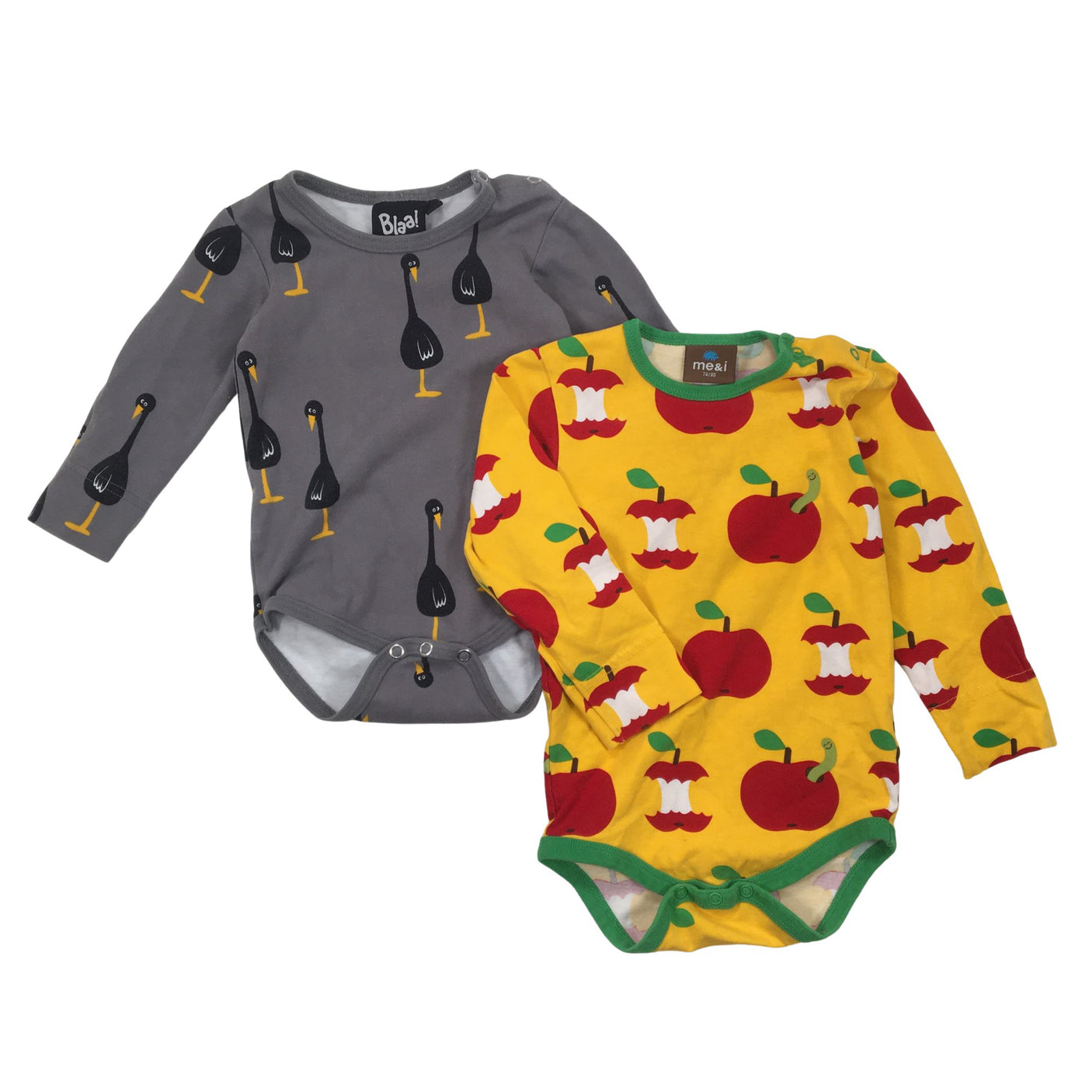 Unisex Blaa - Body, koko 74 - 80 - (1)