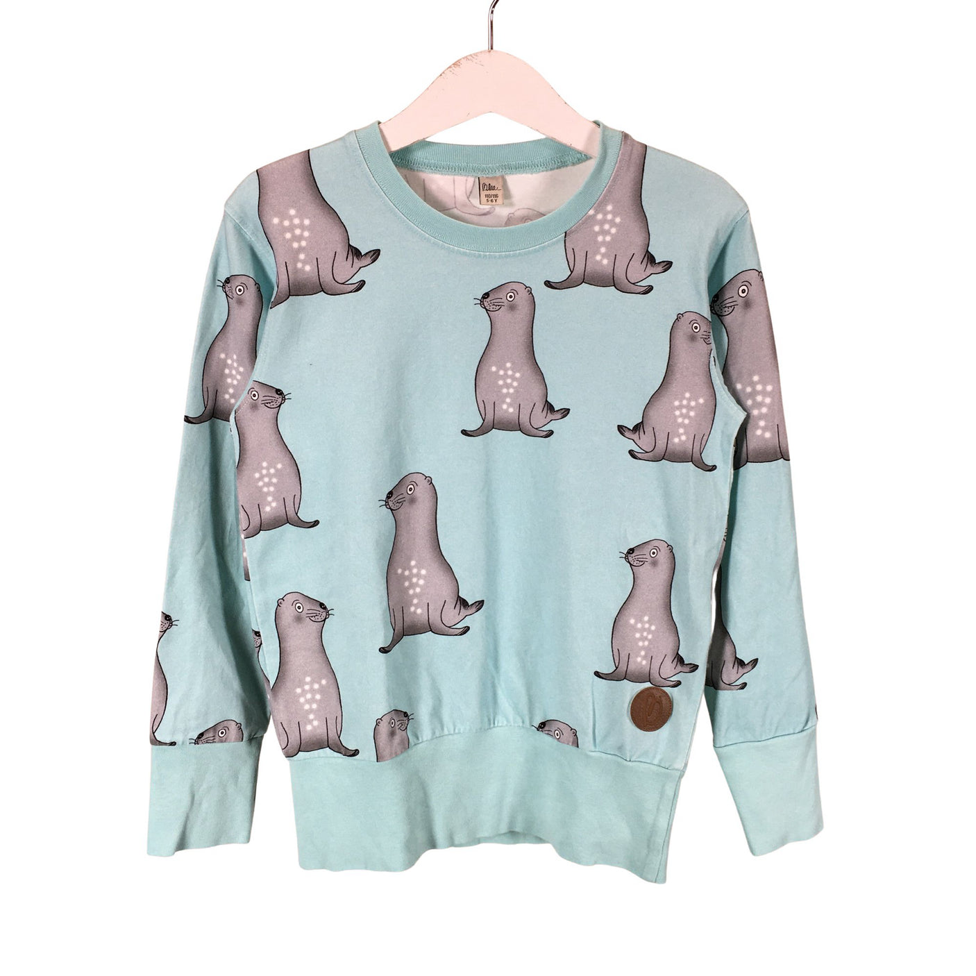 Unisex Blaa - Trikoopaita, koko 110 - 116 - (1)