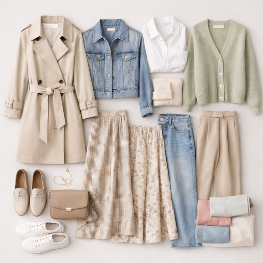 Kapselivaatekaappi kevääseen