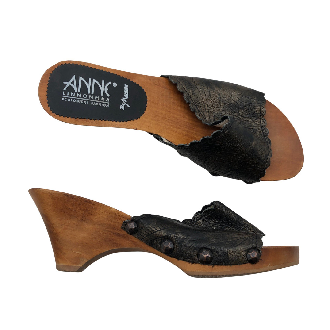 Unisex Anne Linnonmaa - Kiilakorkosandaalit, koko 37 -  (1)