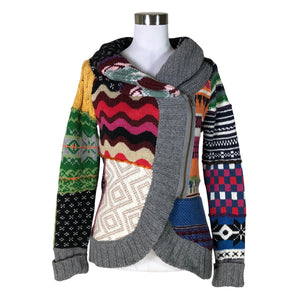 Unisex Desigual - Neuletakki, koko 36 -  (1)