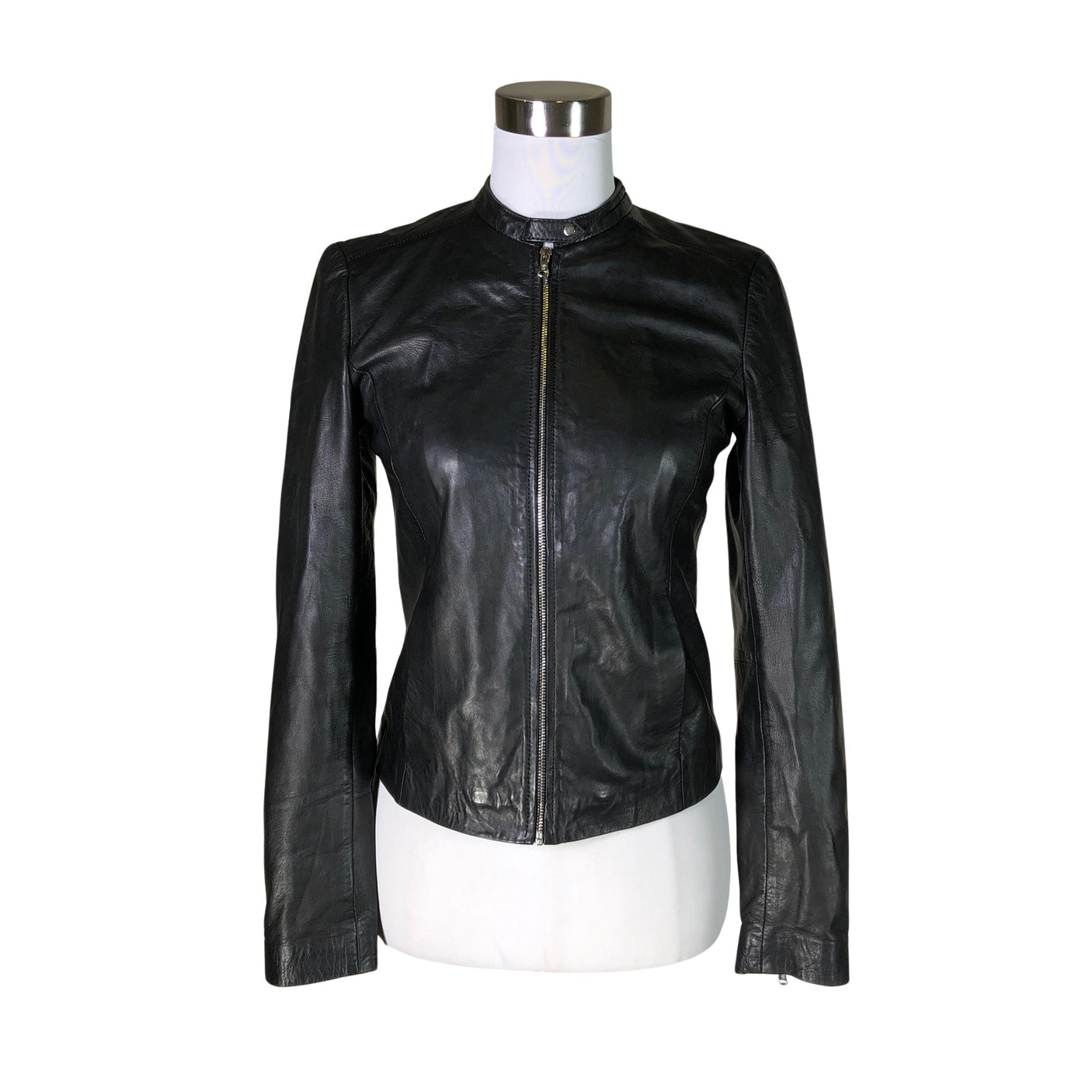 Unisex Massimo Dutti - Nahkatakki, koko 36 -  (1)