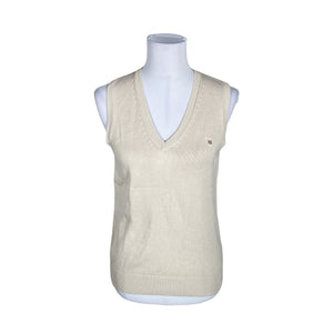 Naisten Gant - Neuleliivi, koko 38 - Beige (1)