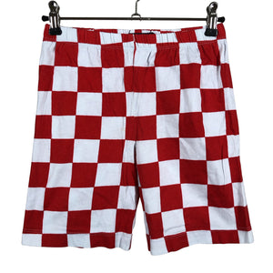 Unisex Marimekko - Trikooshortsit, koko 104 - 110 - Punainen (1)