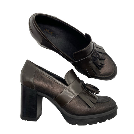 Naisten Geox - Korkokengät, koko 38 - Ruskea ()