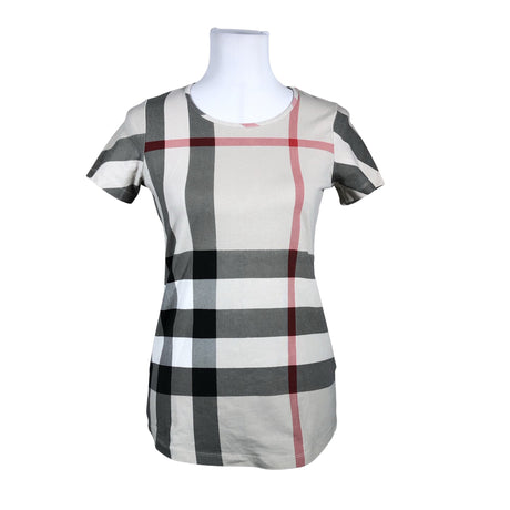 Naisten Burberry Brit - T-paita, koko 38 - Beige ()