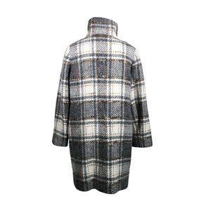 Naisten Comma - Villakangastakki, koko 44 - Harmaa (2)