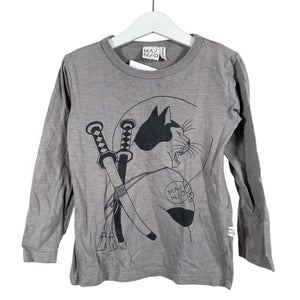 Unisex Mainio - Trikoopaita, koko 110 - 116 - Harmaa (1)