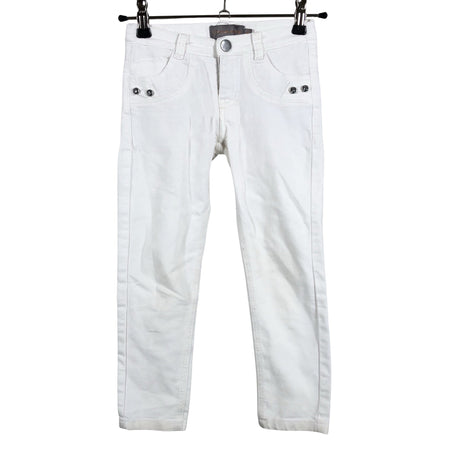 Unisex Creamie - Farkut, koko 104 - 110 - Valkoinen ()