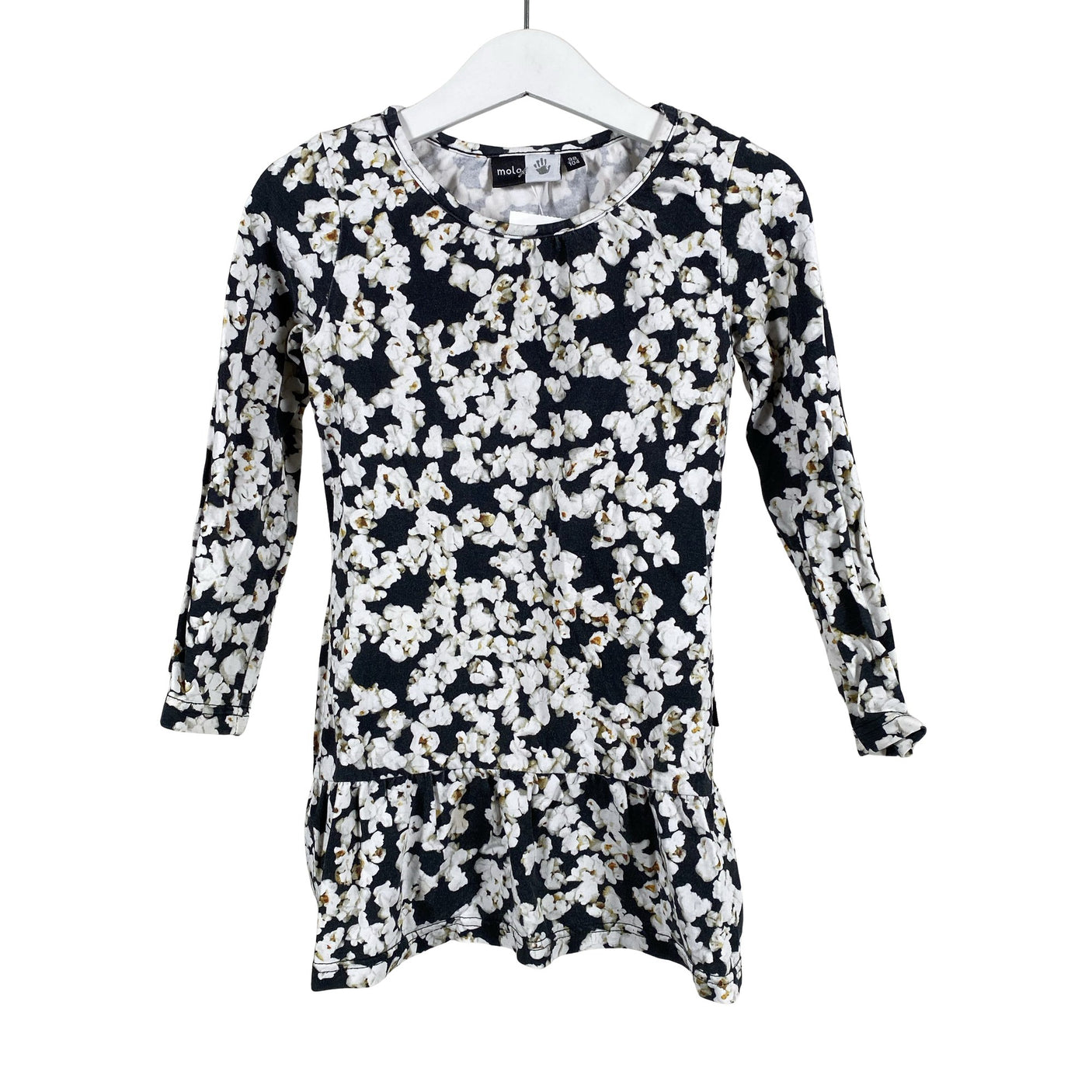 Tyttöjen Molo Kids - Trikoomekko, koko 98 - 104 - Valkoinen (1)