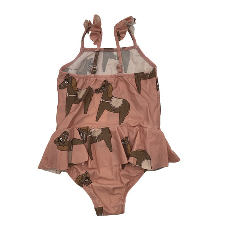 Tyttöjen Mini Rodini - Uimapuku, koko 104 - 110 - Vaaleanpunainen (2)