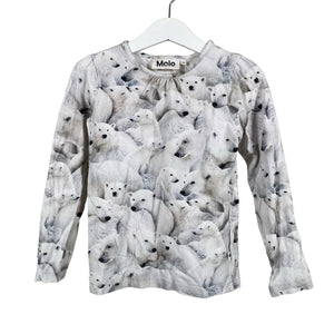 Unisex Molo Kids - Trikoopaita, koko 110 - 116 - Harmaa (1)