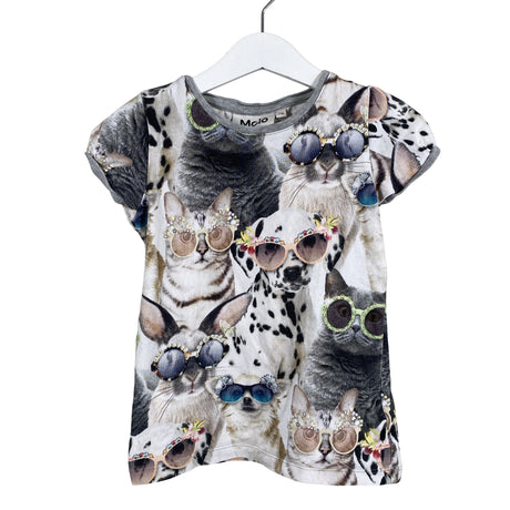 Unisex Molo Kids - T-paita, koko 110 - 116 - Harmaa ()