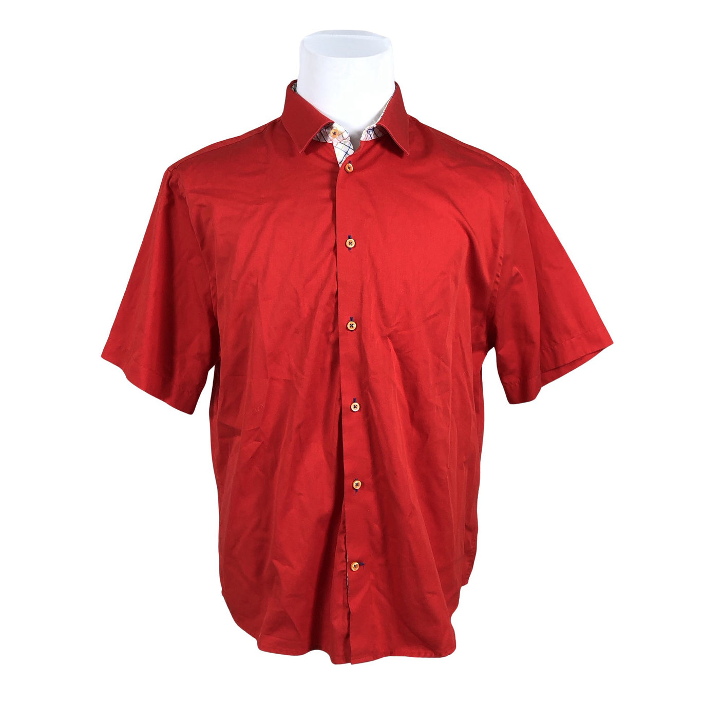 Miesten Petrifun - Kauluspaita, koko L - Punainen (1)