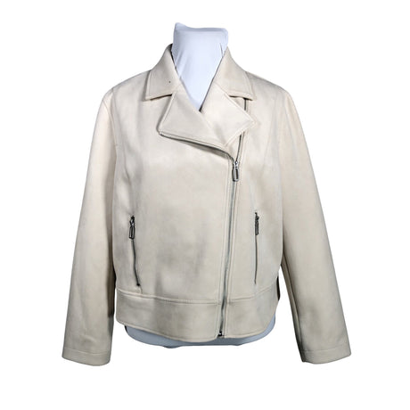 Naisten Gerry Weber - Nahkatakki, koko 46 - Luonnonvalkoinen ()