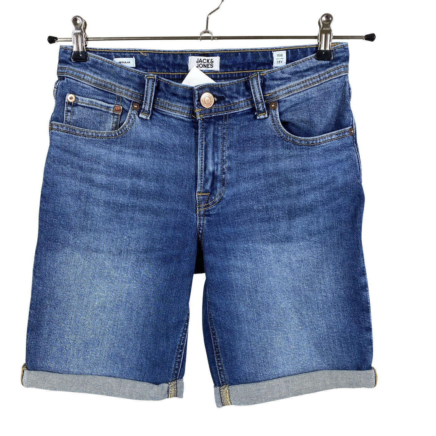 Poikien Jack & Jones - Farkkushortsit, koko 152 - 158 - Sininen (1)