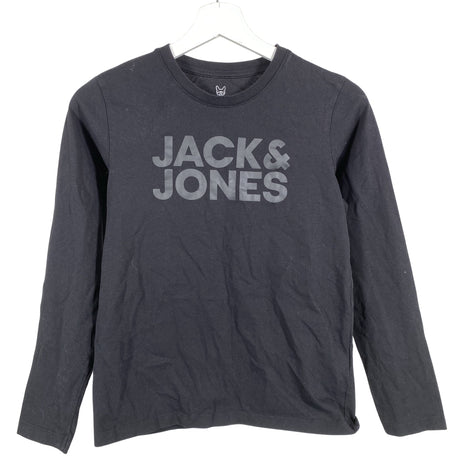 Unisex Jack & Jones - Trikoopaita, koko 146 - 152 - Musta ()
