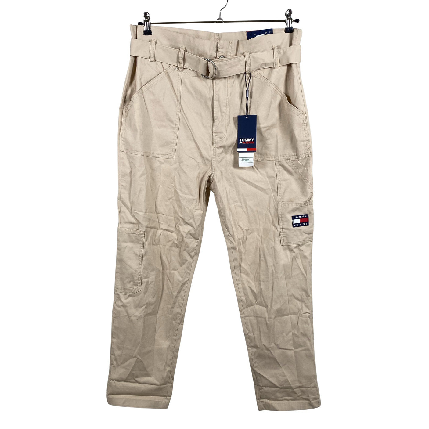 Naisten Tommy Jeans (Tommy Hilfiger) - Kangashousut, koko W26 - Beige (1)