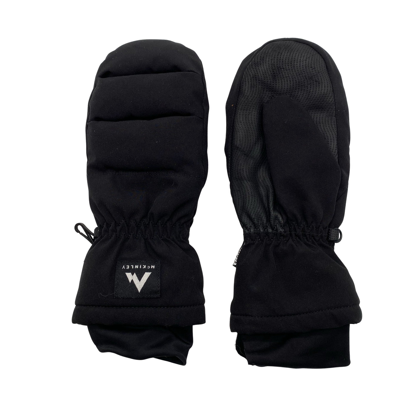 Unisex McKinley - Talvihanskat, koko 8 - 12 vuotta - Musta (1)