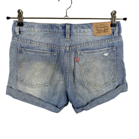 Tyttöjen Levi's - Farkkushortsit, koko 146 - 152 - Sininen (2)