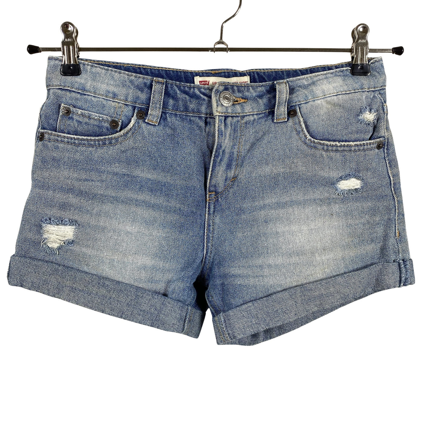 Tyttöjen Levi's - Farkkushortsit, koko 146 - 152 - Sininen (1)