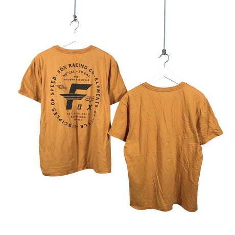 Miesten Fox - T-paita, koko L - Oranssi (2)
