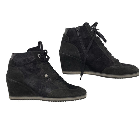 Naisten Geox - Kiilakorkokengät, koko 41 - Musta ()