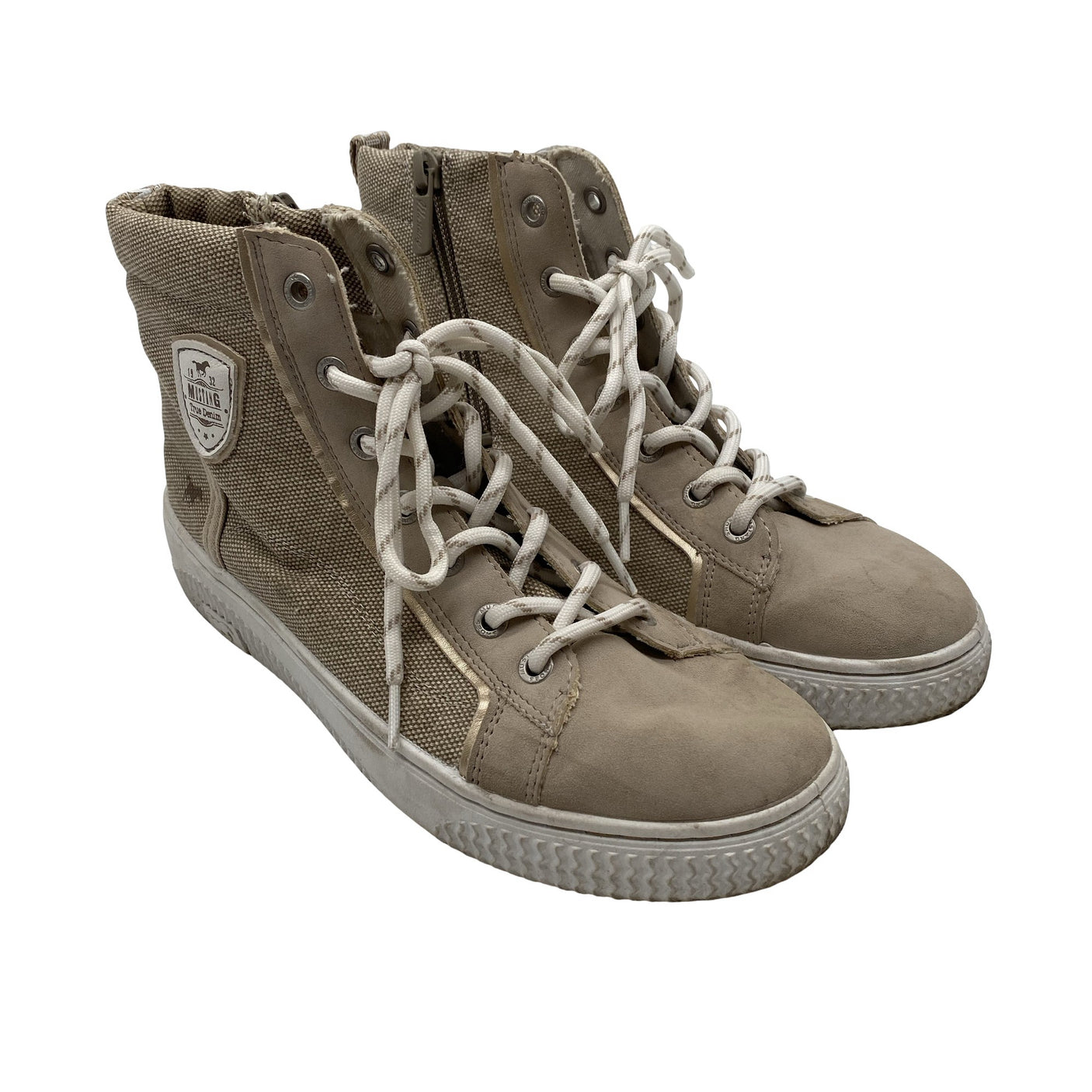 Naisten Mustang - Tennarit, koko 38 - Beige (2)