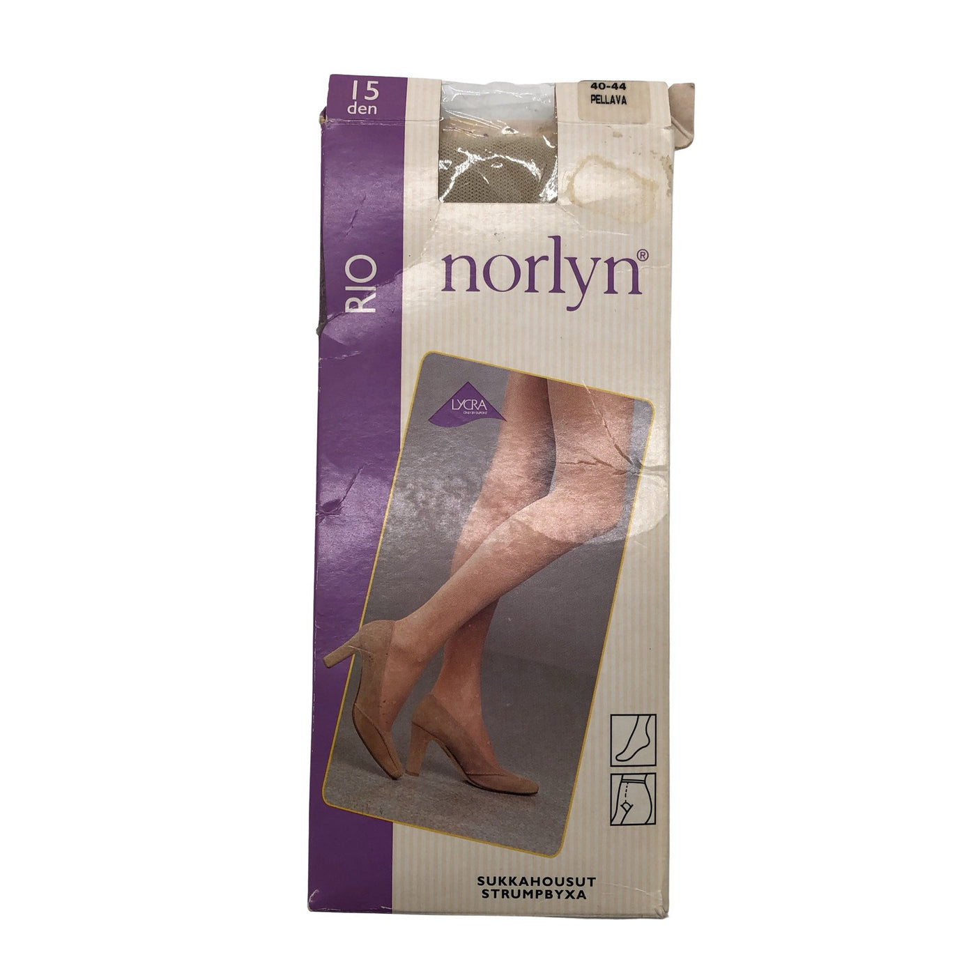 Naisten Norlyn - Ohuet housut, koko 40 - Beige (2)