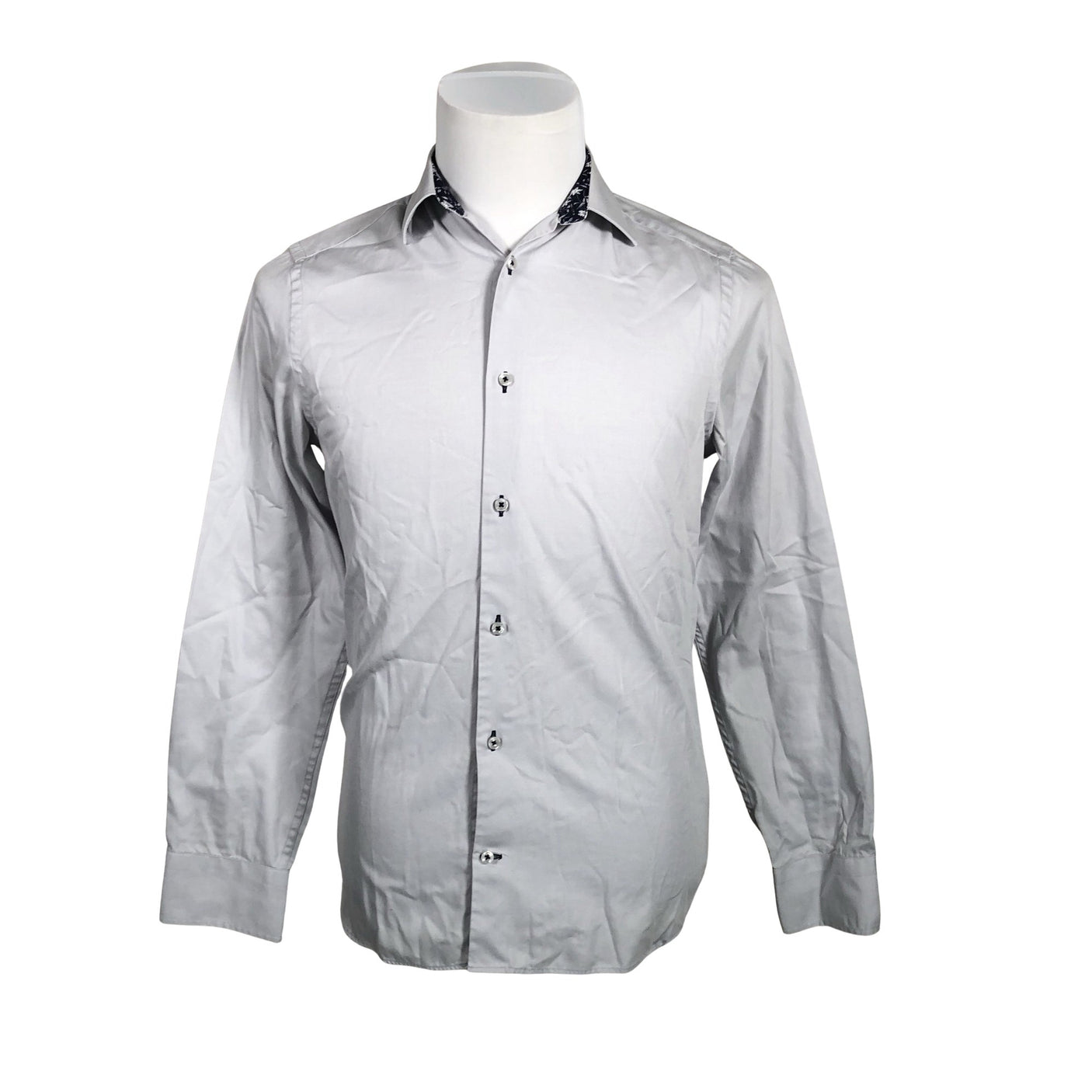 Miesten Riley - Kauluspaita, koko S - Harmaa (1)