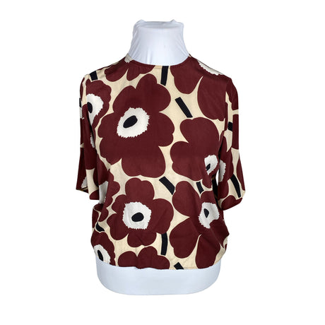Naisten Marimekko - Lyhythihainen pusero, koko 42 - Punainen ()