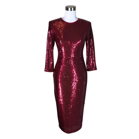 Naisten Kaos - Juhlamekko, koko 38 - Punainen ()