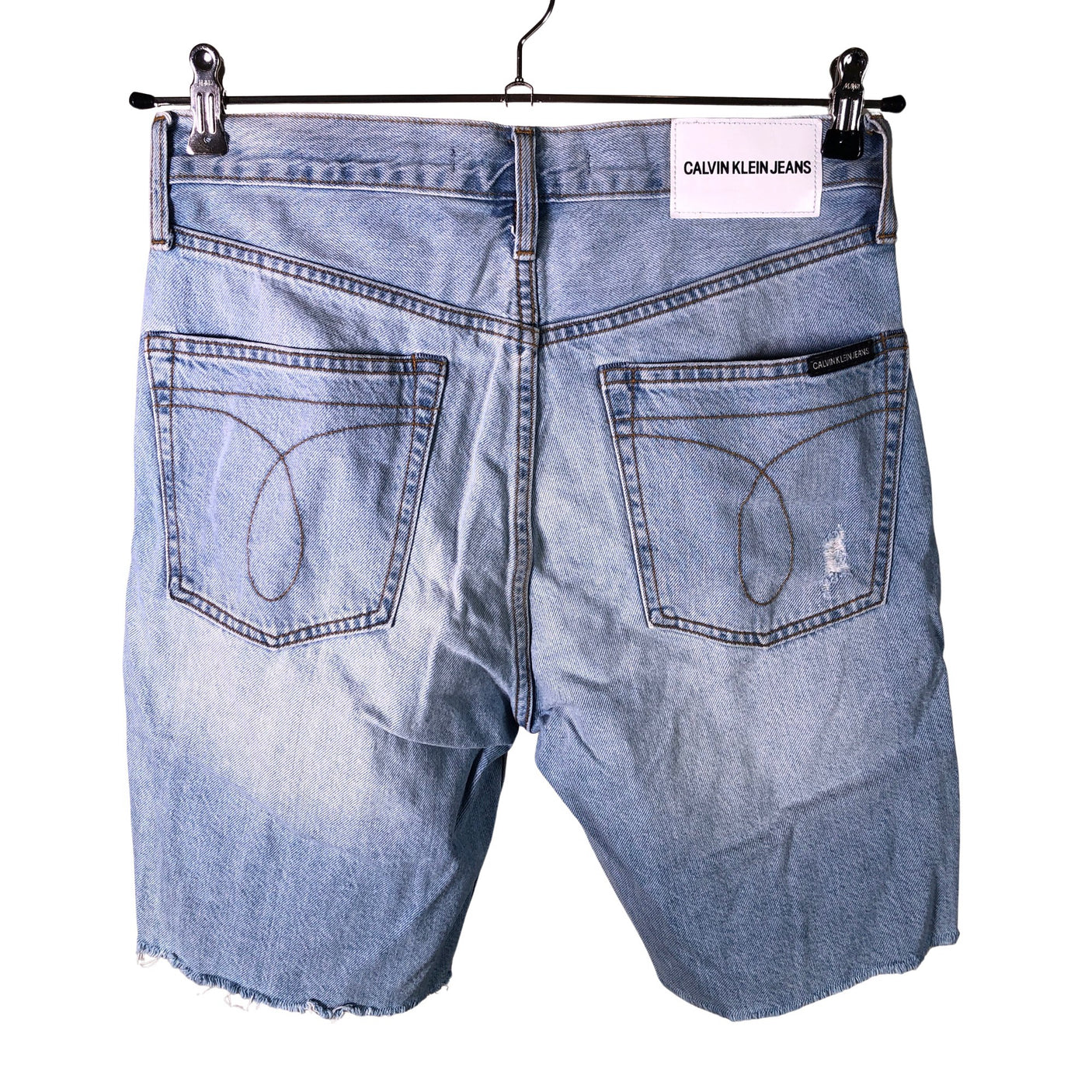 Naisten Calvin Klein - Farkkushortsit, koko W28 - Vaaleansininen (2)