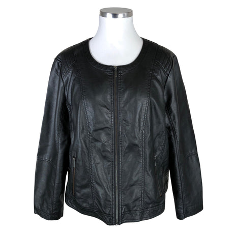 Unisex Zizzi - Nahkatakki, koko 52 -  ()