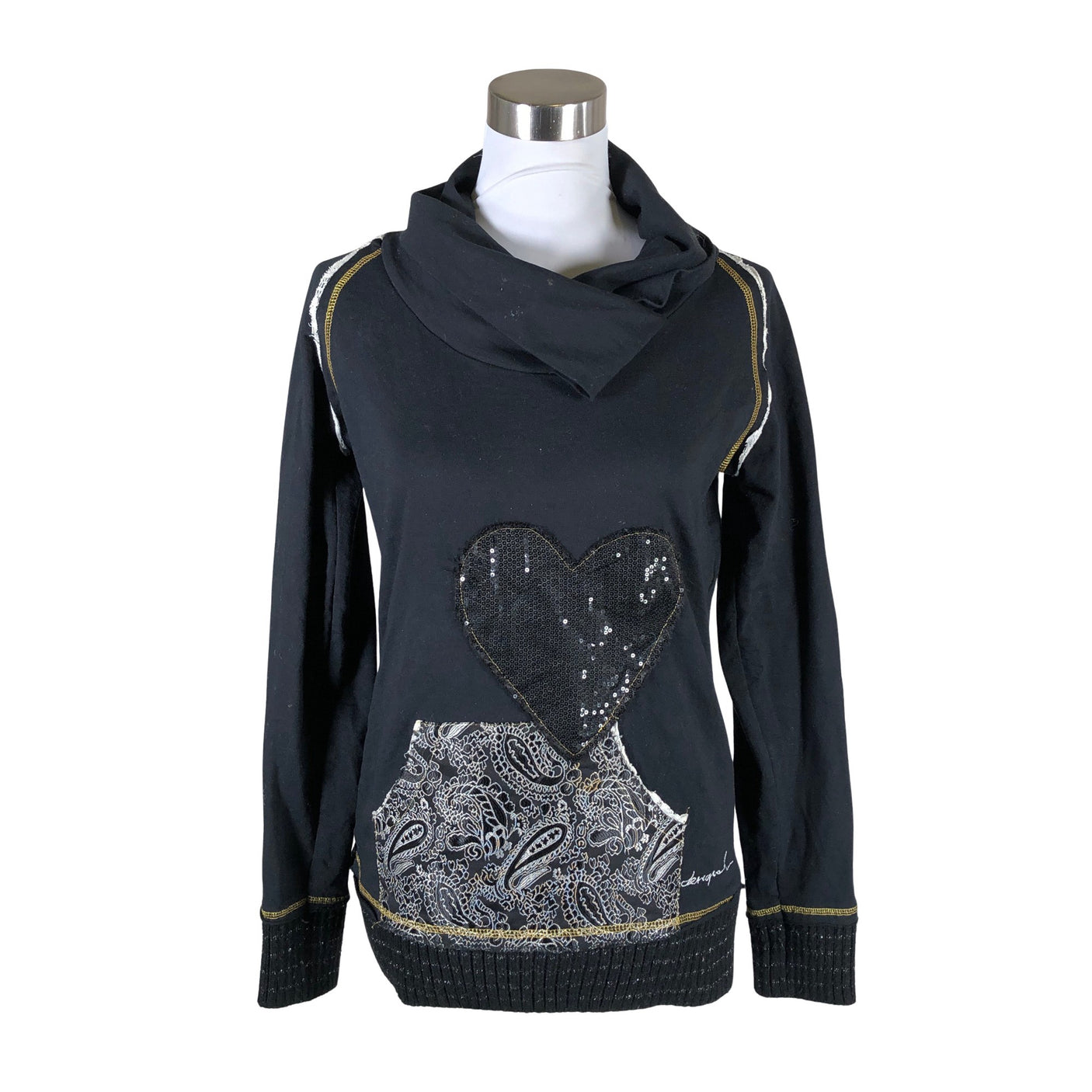 Unisex Desigual - Collegepaita, koko 38 -  (1)