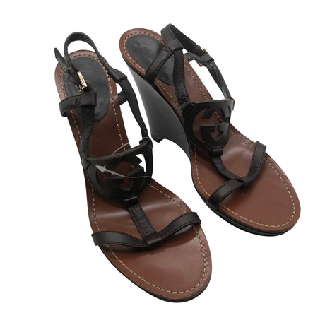 Unisex Gucci - Kiilakorkosandaalit, koko 37 -  (2)