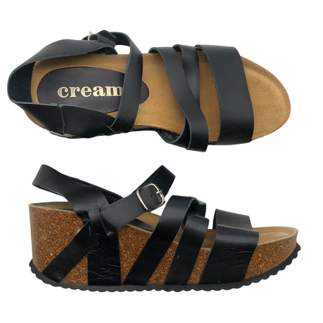 Unisex Cream - Korolliset sandaalit, koko 37 -  ()