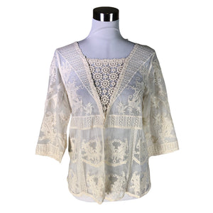 Unisex Cream - Pusero, koko 38 -  (1)